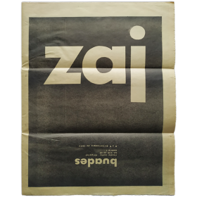 Zaj. Galería Buades, Madrid, 8 y 9 de noviembre de 1977