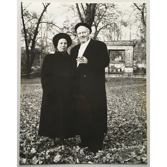 Fotografía Wolf Vostell y Mercedes (1992)