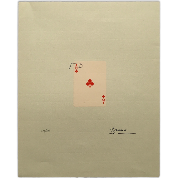 Serigrafía original de Joan Brossa