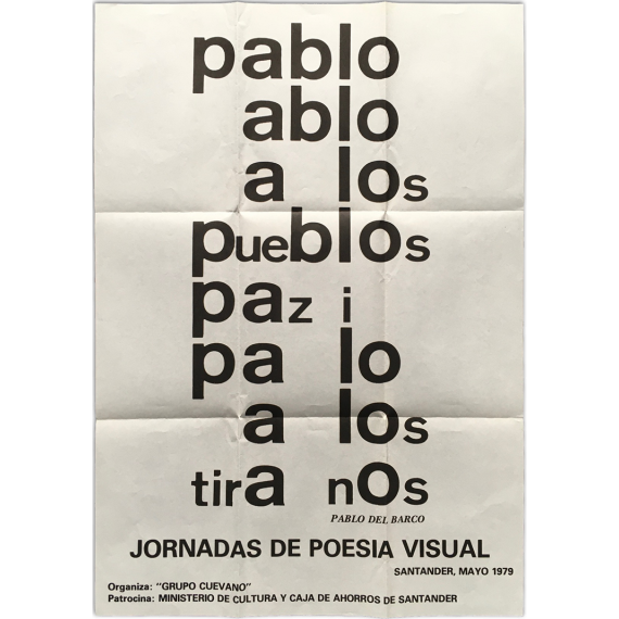 Jornadas de poesía visual. Santander, Mayo 1979