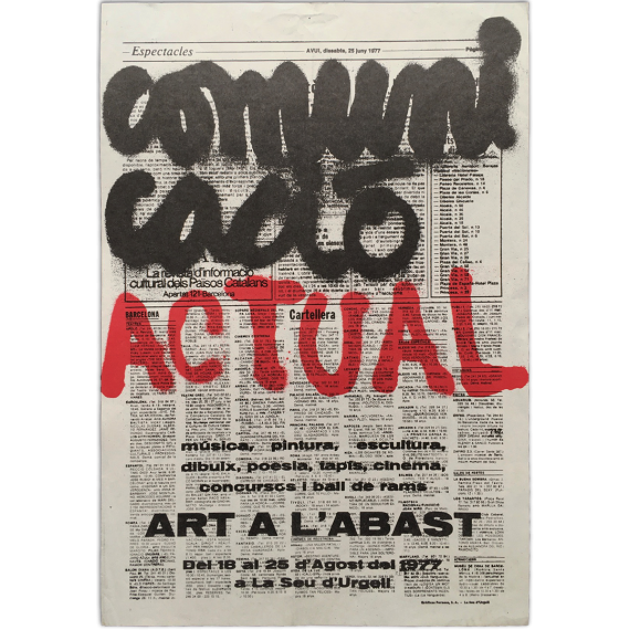 "Art a l'Abast". La Seu d'Urgell, del 18 al 25 d'agost del 1977