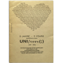 5 Jahre - 5 Years peacedream project UNI/vers (1987-1992)