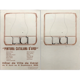 "Pintura Catalana d'avui". Hôtel de Ville de Céret, du 6 Août au 6 Septembre 1966