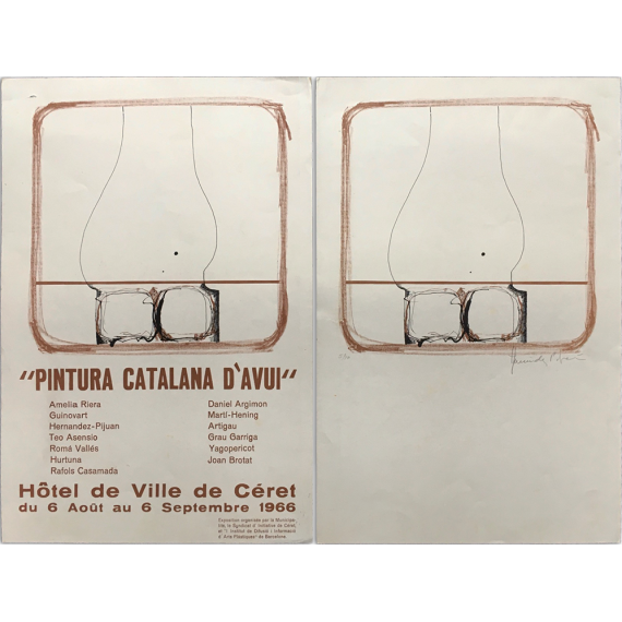 "Pintura Catalana d'avui". Hôtel de Ville de Céret, du 6 Août au 6 Septembre 1966