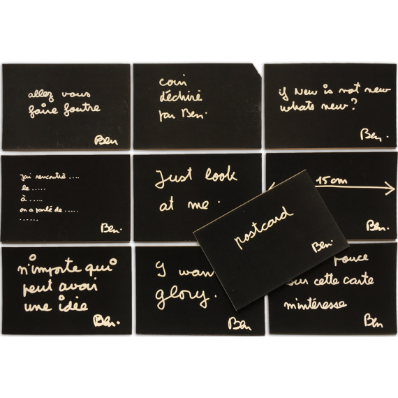 Ben Vautier postcards