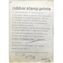 rubber stamp prints / rubber-stamp-show - Bernd Olbrich ["Rubberstamp Show" 1982]