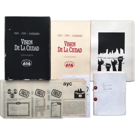 Pazos - Puppo - D'Alessandro: Visión de la Ciudad. Grabados. Fábrica de Ideas