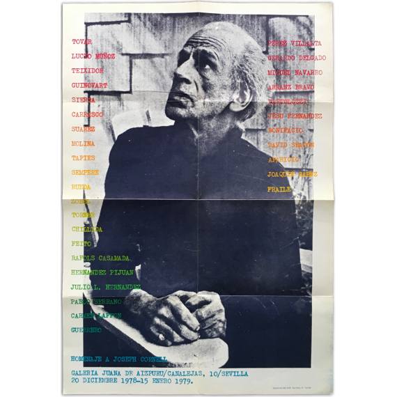 Homenaje a Joseph Cornell. Galería Juana de Aizpuru, Sevilla, diciembre 1978 - enero 1979
