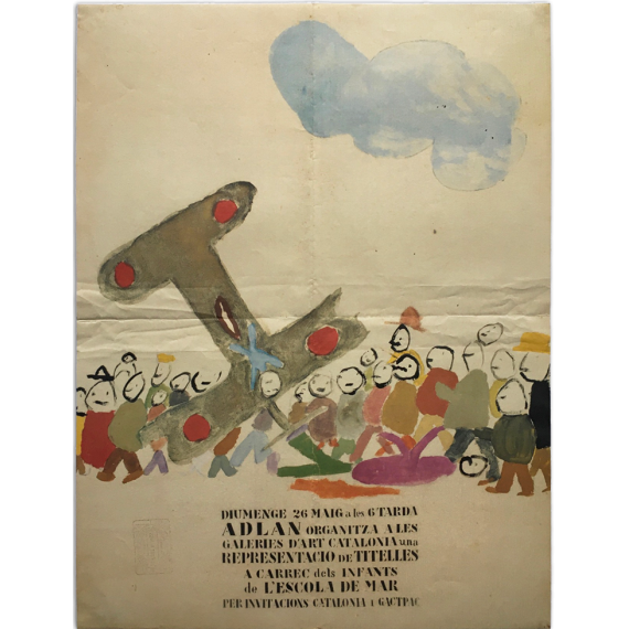 Galeries d'Art Catalonia. Representació de titelles, Barcelona, 26 maig 1936