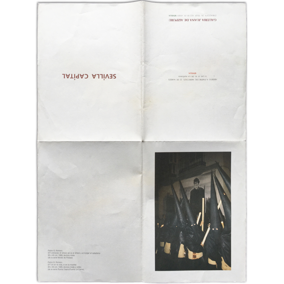 Pedro G. Romero - Sevilla Capital. Galería Juana de Aizpuru, Sevilla, marzo [1995]