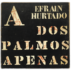 A dos palmos apenas