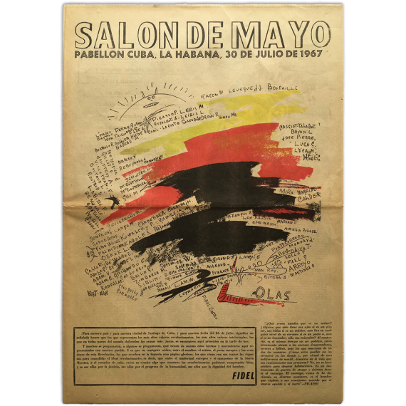 Salón de Mayo. Pabellón Cuba, La Habana, 30 de Julio de 1967
