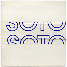 Soto. Galerie Denise René, Paris, Mai-Juin 1967
