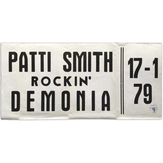 Patti Smith Rockin' Demonia 17-1-79  [Arte Postale! no. 2, November 1979: "Special Patty Smith project"]