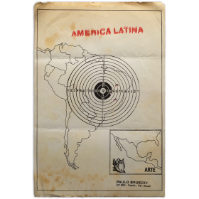 "América Latina" - Paulo Bruscky, Recife - PE - Brasil