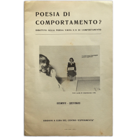 Poesia di comportamento? Dibattito sulla poesia visiva e/o di comportamento
