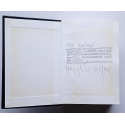"DEFINED: A BOOK LOCATED IN TWO LANGUAGES, SIGNED, DATED, NUMBERED AND RE-USED"