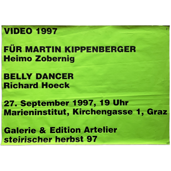 Heimo Zobernig - Video für Martin Kippenberger, 1997