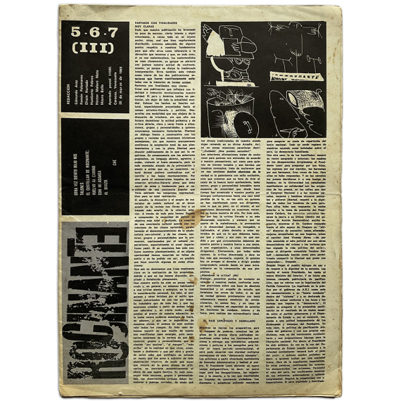 Rocinante 5-6-7 (III), 26 de Marzo de 1969