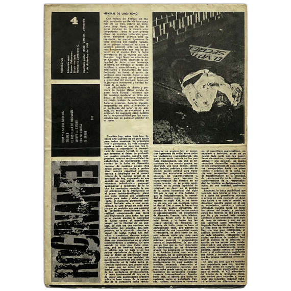 Rocinante 4, 1 de Diciembre de 1968
