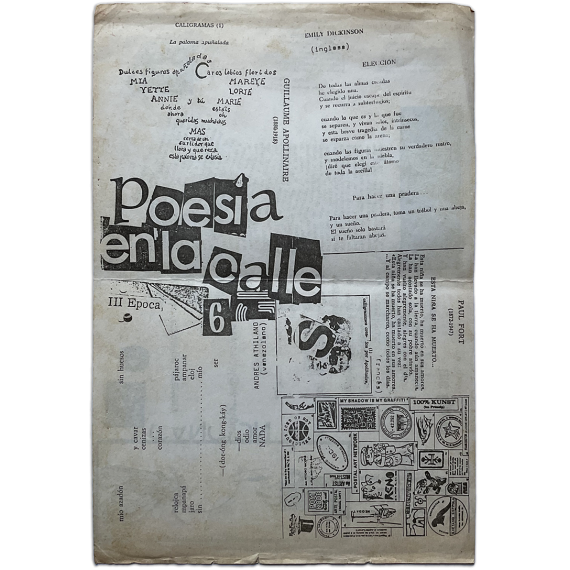 Poesía en la Calle 6 - III Época