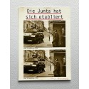 "Die Junta hat sich etabliert" - Rolf Staeck (1976) / "Postkarten & Künstlerkarten". Galerie Arkade, Berlin, 1978