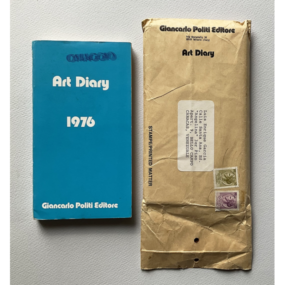 "Art Diary 1976". A comprehensive pocket guide to the art world. Una guida completa al mondo dell' arte