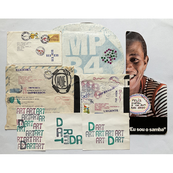 "Um poema de Unhandeijara Lisboa" - Mail art (1975-79)