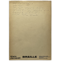 Alain Jacquet - Braille. Galeria Foksal, Warszawa, XII 1970
