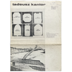Tadeusz Kantor - ["Emballages", "Impossible Monuments"]. Galeria Foksal PSP, Warszawa, 1971