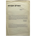 Druga Grupa. Galeria Foksal, Warszawa, grudzien 1972