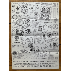 Rubberstamp Art Internationale Stempelkunst. Apropos Gallery, Luzern/Schweiz, Juni 1979