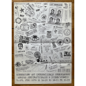 Rubberstamp Art Internationale Stempelkunst. Apropos Gallery, Luzern/Schweiz, Juni 1979