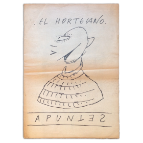 El Hortelano - Apuntes. Galería René Metras, Barcelona, 15 de abril al 10 de mayo de 1980