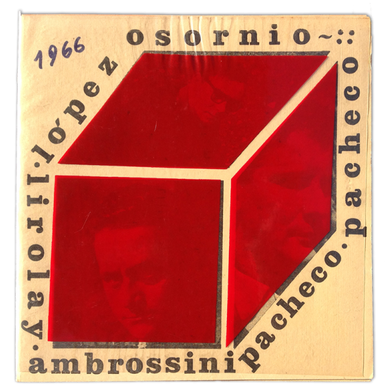 Pacheco, López Osornio, Ambrossini. Galería Lirolay, Buenos Aires, octubre-noviembre 1966