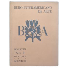 Buró Interamericano de Arte. Boletín No. 1 - Octubre 1951