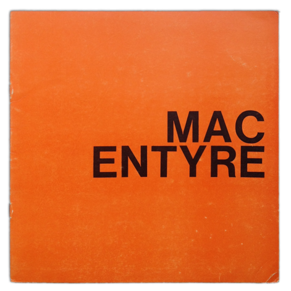 Mac Entyre. Fundación para las Artes, Lima, Perú, Junio 1968