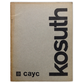 Joseph Kosuth : El arte como idea (GT48) / Centro de Arte y Comunicación (CAyC)