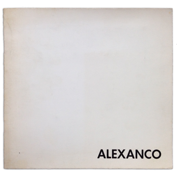 ALEXANCO [Escultura y pintura]. Galería Nova, Barcelona, del 8 al 30 de Enero de 1972