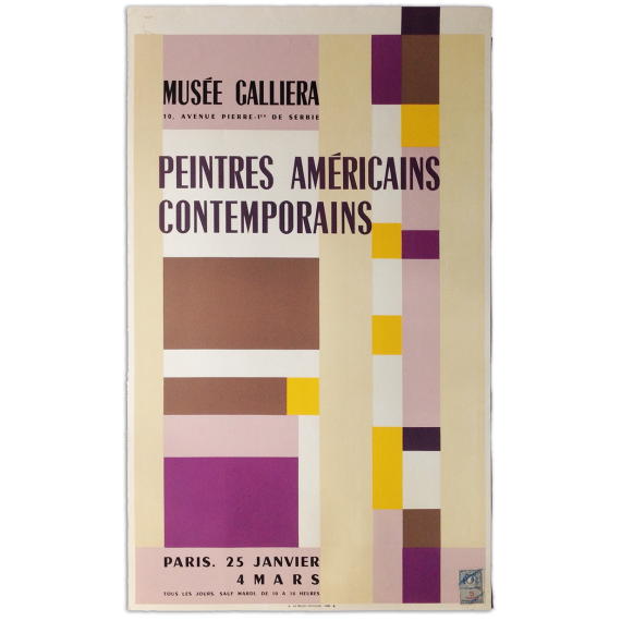 Peintres américains contemporains. Musée Galliera, Paris, 25 Janvier - 4 Mars