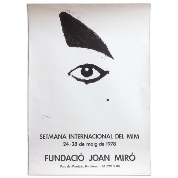 Setmana Internacional del Mim. Fundació Joan Miró, Barcelona, 24-28 de maig de 1978