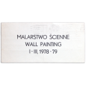 Jaroslaw Kozlowski - Malarstwo Scienne, Wall Painting, I-III, 1978-79. Galeria Akumulatory 2, Poznan, II-1979