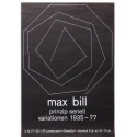 Max Bill - Prinzip seriell. Variationen 1935-77. Kunstmuseum, Düsseldorf, 2.12.77 - 29.1.78
