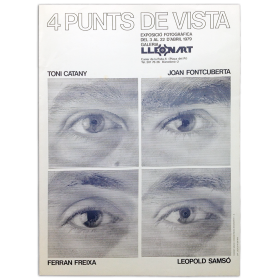 4 punts de vista: Toni Catany, Joan Fontcuberta, Ferran Freixa, Leopold Samsó. Galería Lleonart, Barcelona, 3 - 22 abril 1979