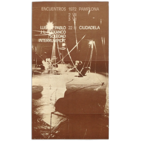 Luis de Pablo, J. L. Alexanco - "Soledad interrumpida". Encuentros Pamplona, Ciudadela, 2-3 VII, 1972
