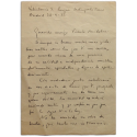 Carta manuscrita - Vicente Aleixandre