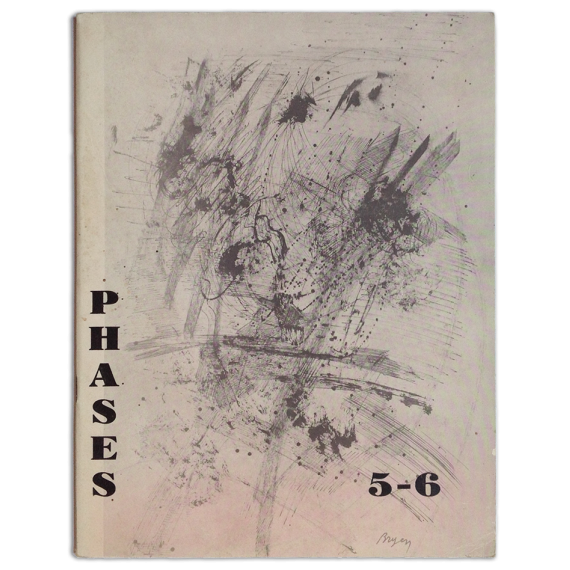 Phases. Cahiers Internationaux de documentation sur la poésie et l'art d'avant-garde. N° 5-6, Janvier 1960