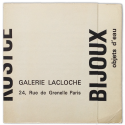 Kosice Bijoux. Objets d'eau. Galerie Lacloche, Paris, mai 1969
