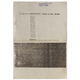 Poliedros 6. Cuadernos para el monólogo...poético. Septiembre 1970