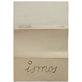 Ismos. Galería de Arte, Buenos Aires, del 18 de noviembre al 2 de diciembre de 1964